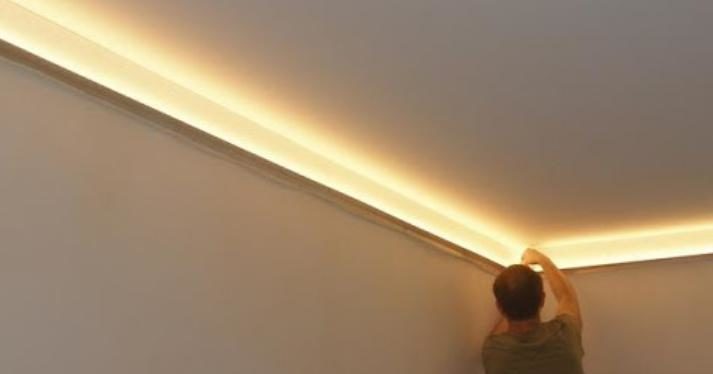 Светодиодная лента на потолок: как сделать подсветку своими руками