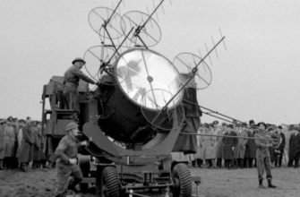 Поисковый прожектор ПВО времен Первой мировой войны
